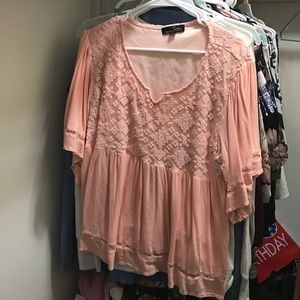 Pink flow shirt